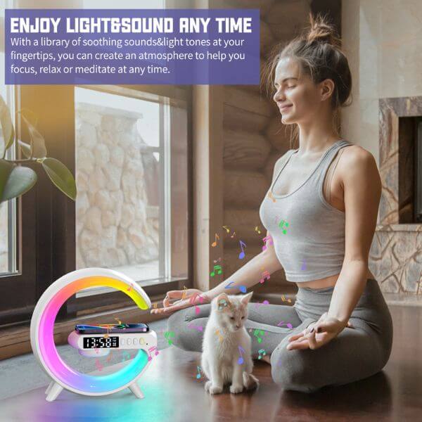 Smart LED Night Light with Wireless Charger